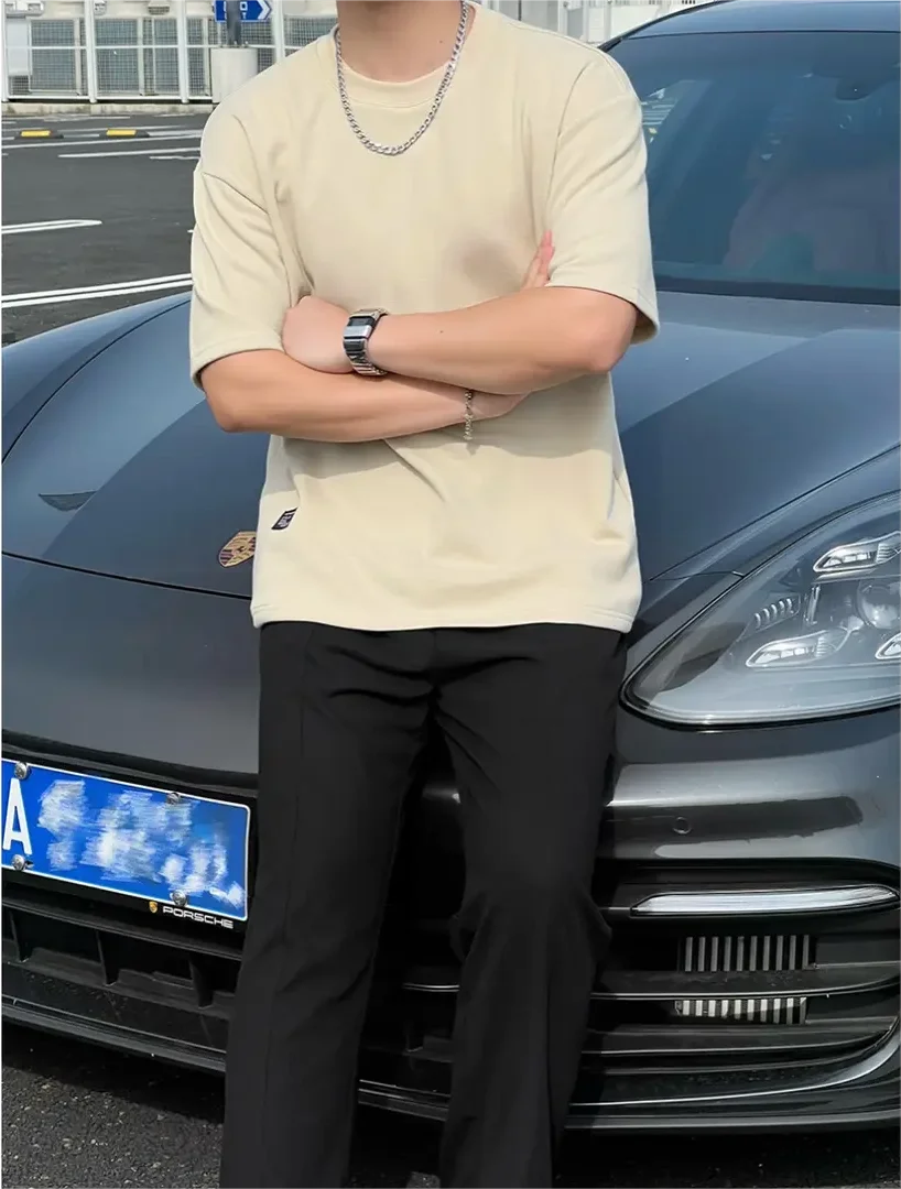 美式重磅T恤